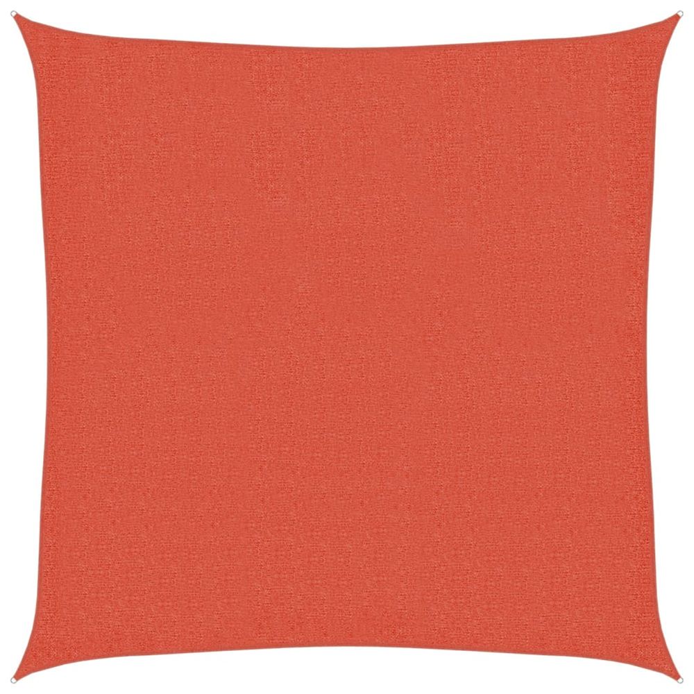Voile d'ombrage 160 g/m² terre cuite 2x2 m pehd