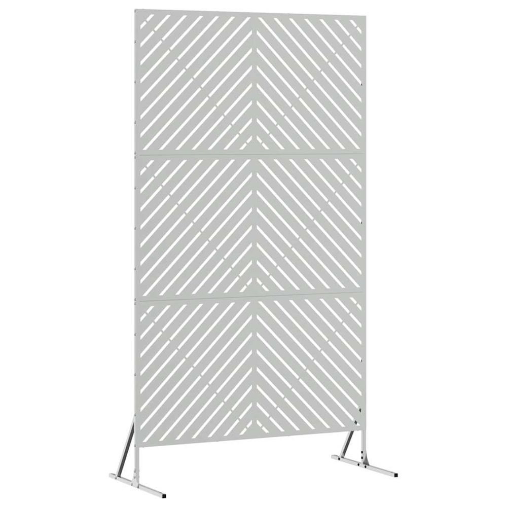 Écran de confidentialité 100 x 50 x 180 cm acier galvanisé