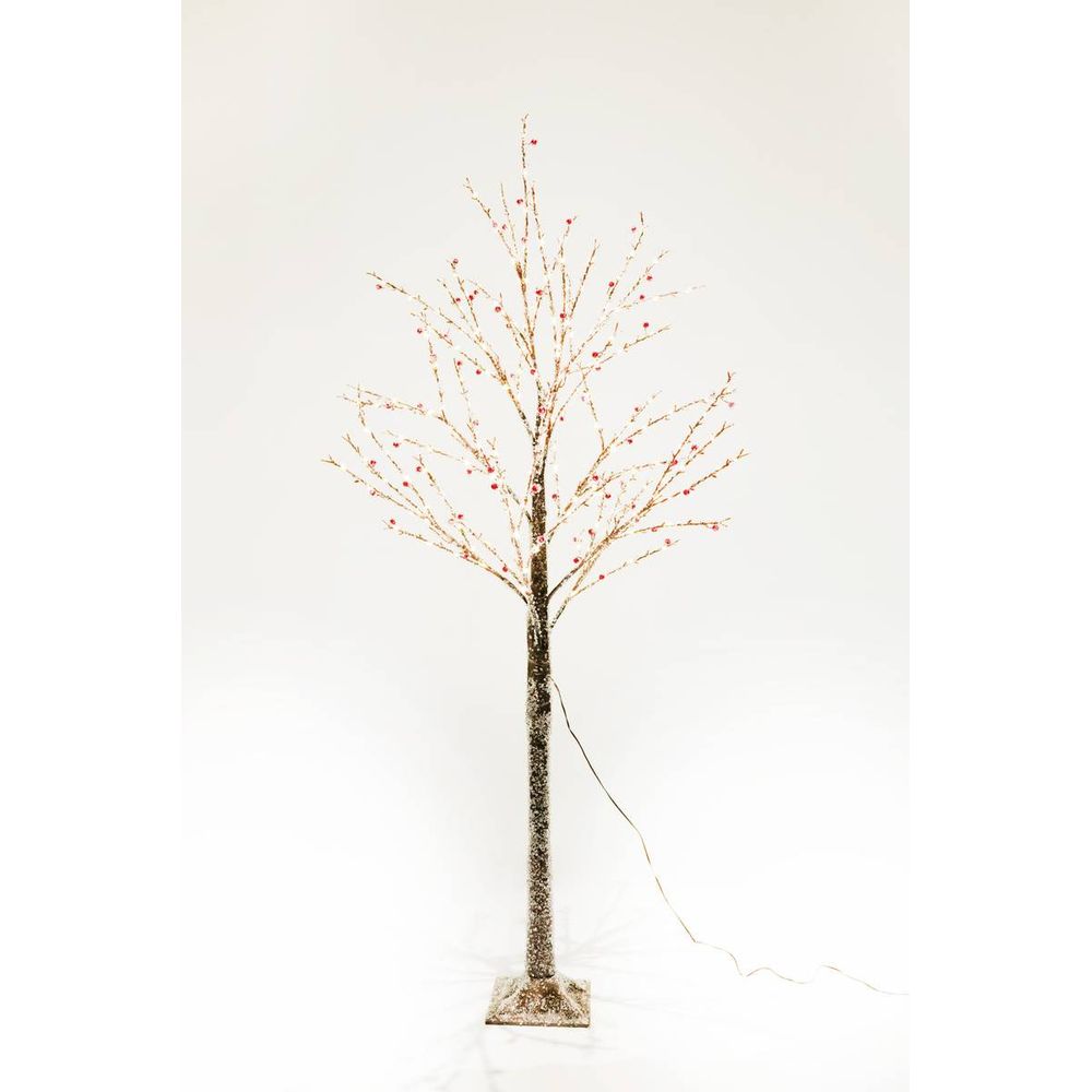 Arbre lumineux perle extérieur 280 led blanc chaud h.150cm