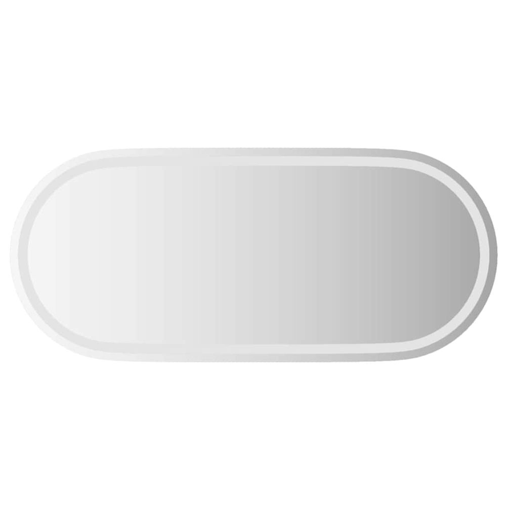 Miroir de salle de bain à led 100x45 cm ovale
