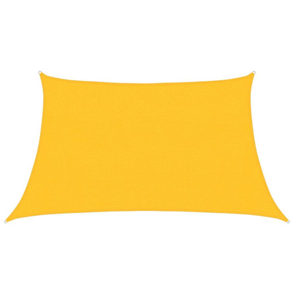 Voile d'ombrage 160 g/m² jaune 3/4x2 m pehd