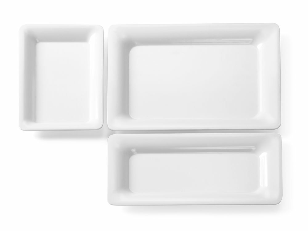 Plateaux gastronormes bord fin fine dine gn 1/2 325x265x(h)20mm - hendi