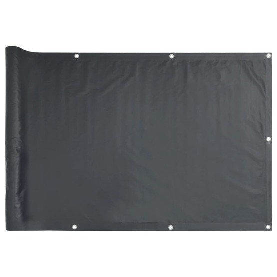 Écran de balcon anthracite 75x300 cm tissu oxford