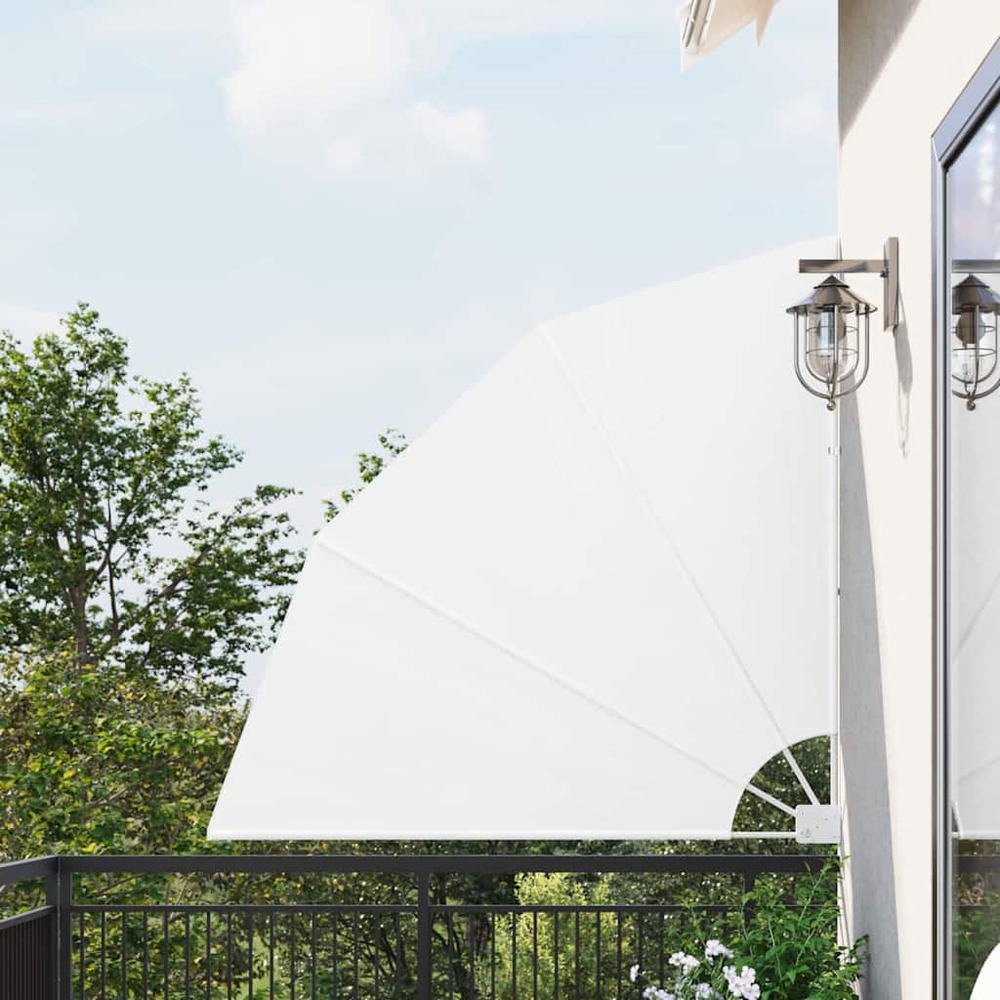 Écran de confidentialité pour balcon blanc 140 x 140 cm