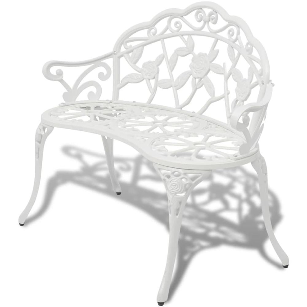 BANC DE JARDIN 100 CM ALUMINIU-(869320)