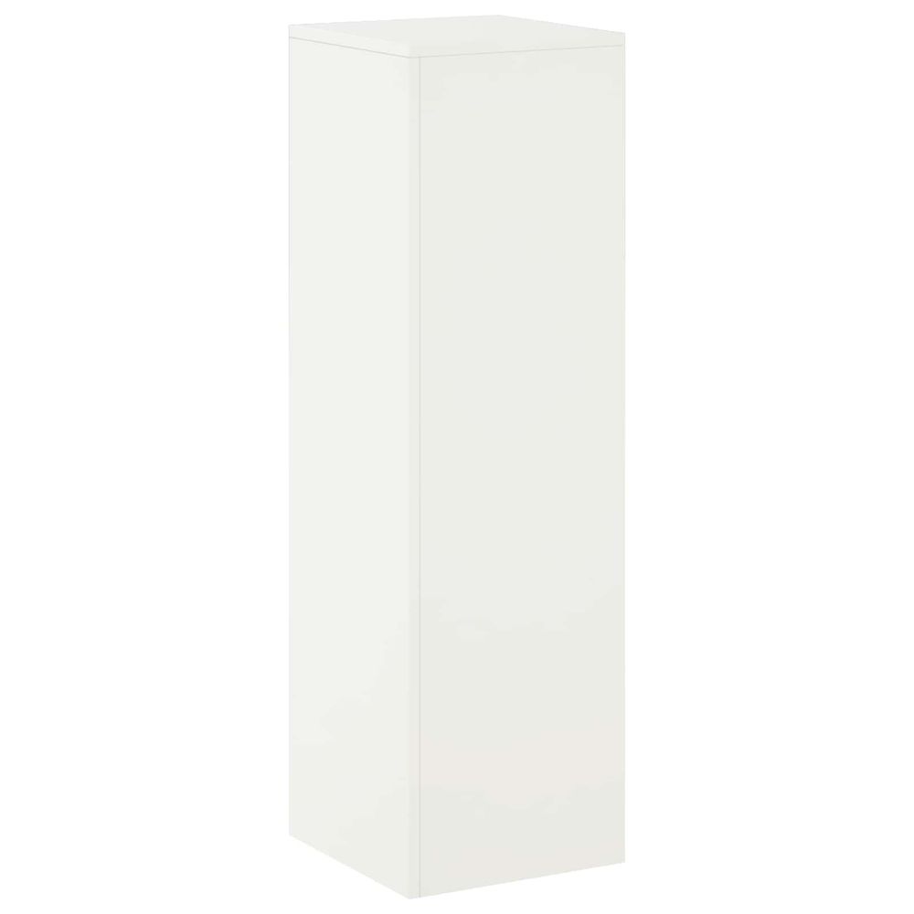 Support de plante blanc 30 x 30 x 100 cm acier