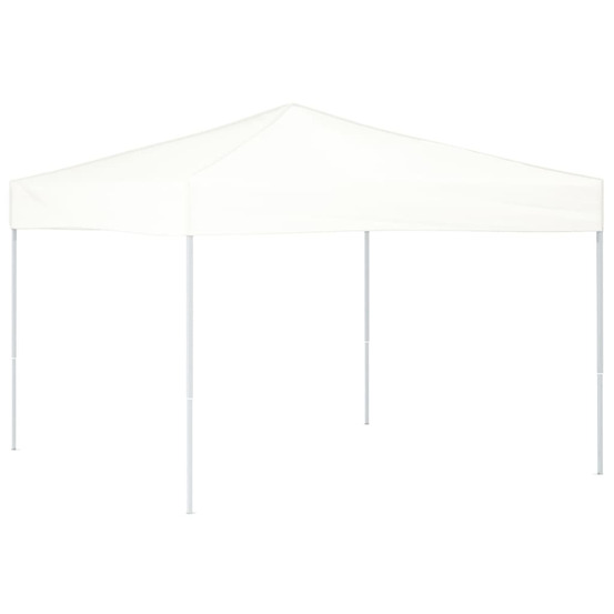 Tente de réception pliable blanc 3x3 m