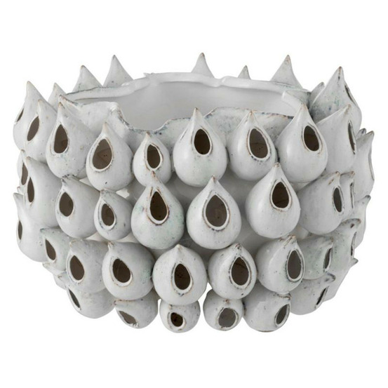 Cache-pot en poterie