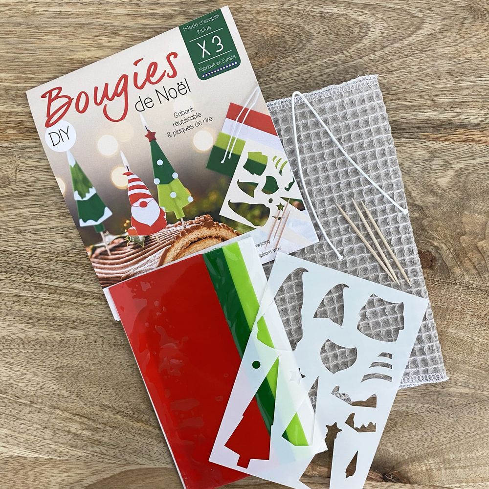 Kit bougies festives de noel