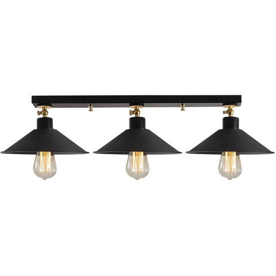 Suspension en métal 3 abat-jour berceste