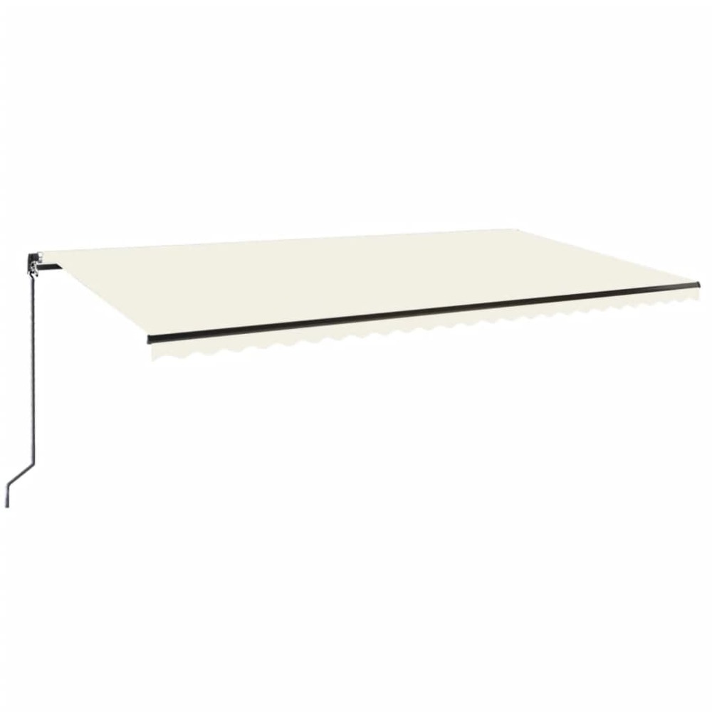 Auvent manuel rétractable 600x350 cm crème