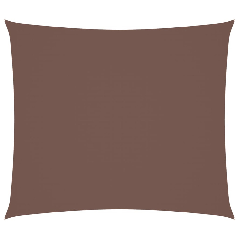Voile de parasol tissu oxford rectangulaire 2x2,5 m marron