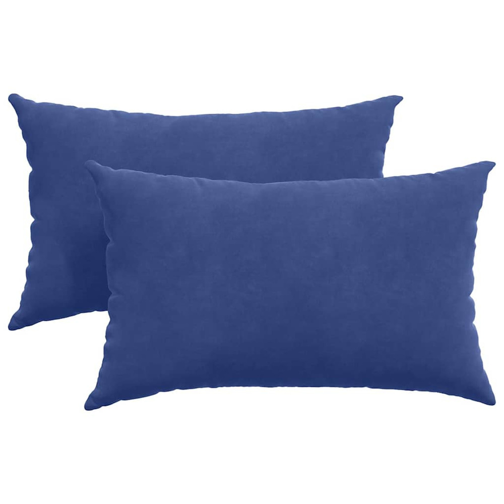 Coussins de canapé 2 pcs bleu police 50 x 30 cm