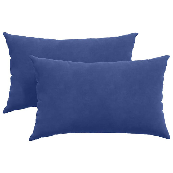 Coussins de canapé 2 pcs bleu police 50 x 30 cm