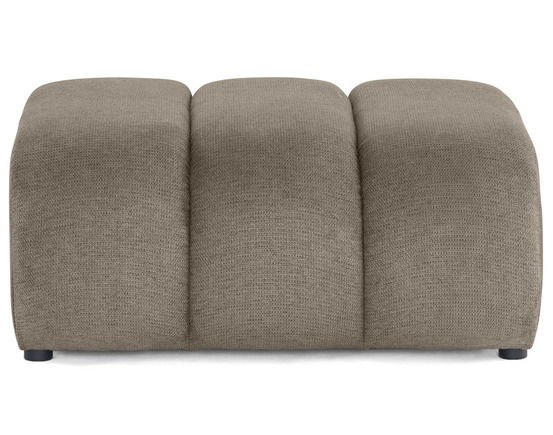 Debbie - pouf en tissu texturé