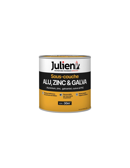 Julien s/couche j1 alu-galva 2.5l - julien