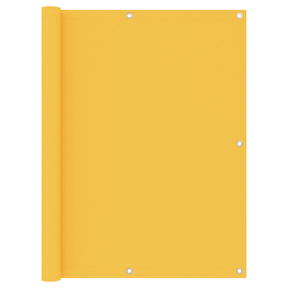 Écran de balcon jaune 120x300 cm tissu oxford