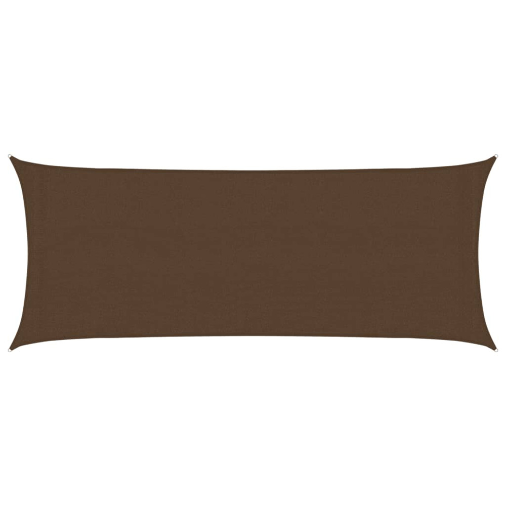 Voile d'ombrage 160 g/m² marron 2x4,5 m pehd