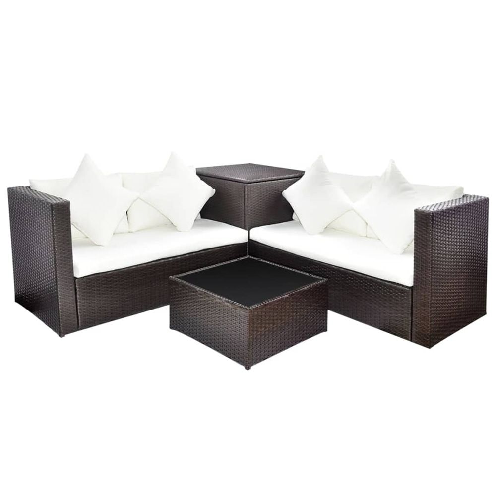 VIDAXL SALON DE JARDIN 4 17-(917478)