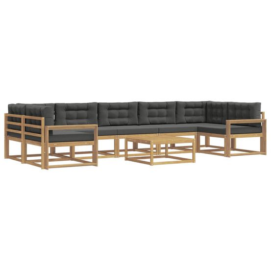 Ensemble de canapés d'extérieur 6 pc blanc et anthracite