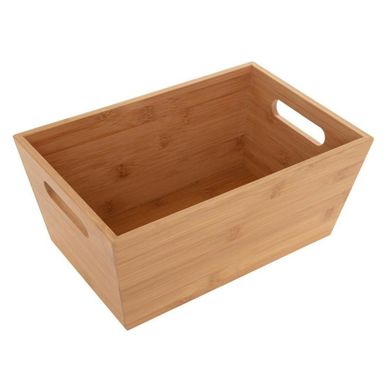 Panier de rangement bambou