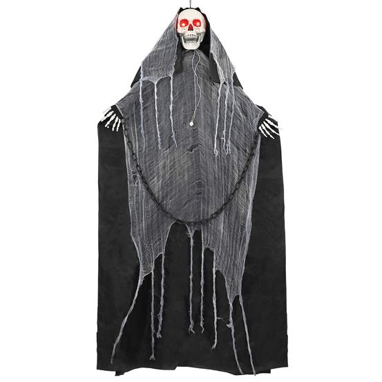 Faucheuse suspendue halloween spooka noir 112 x 164 cm