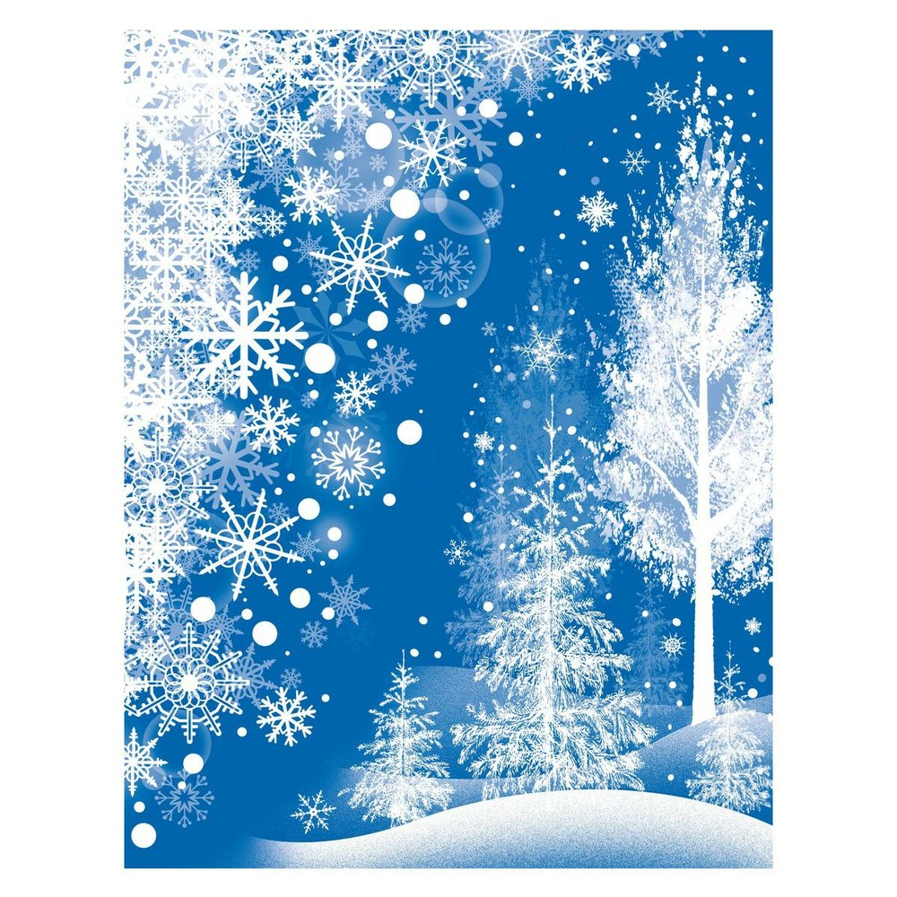 Décovitre blanc paillettes 29x41cm