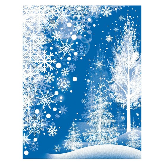 Décovitre blanc paillettes 29x41cm