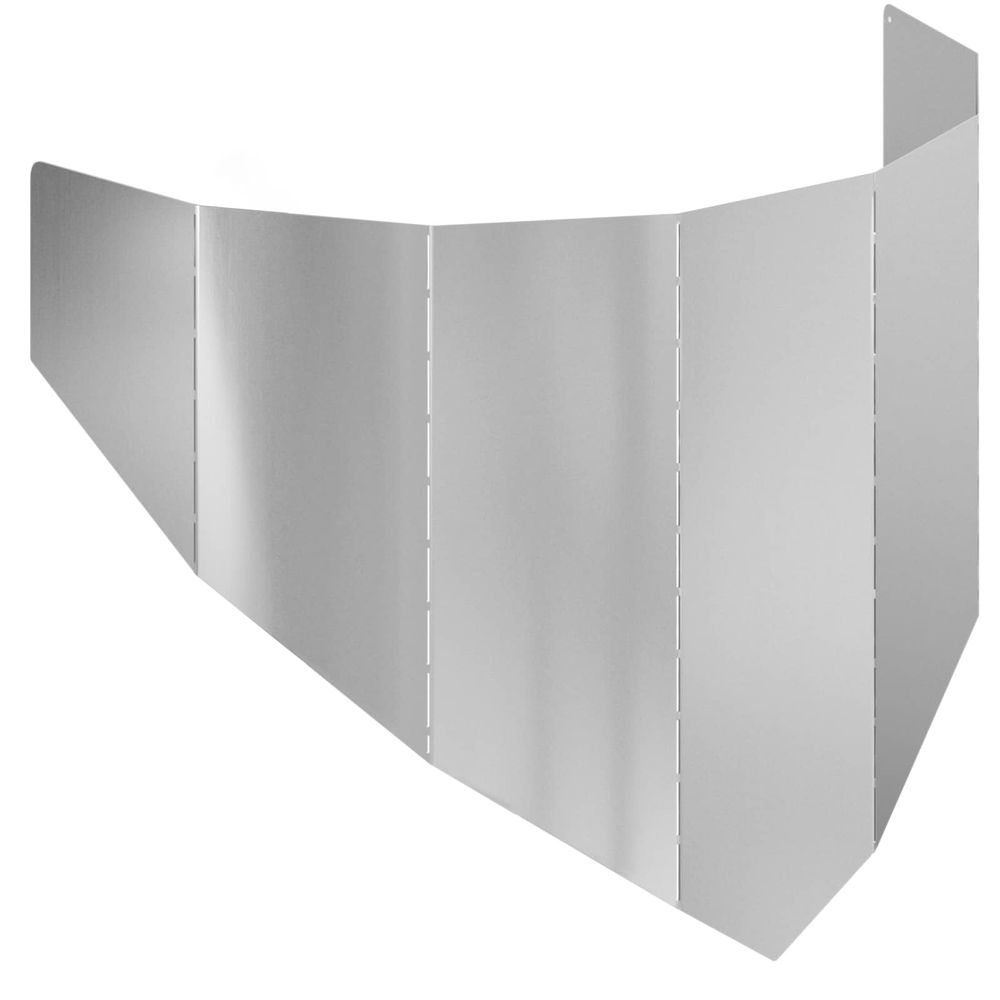 Bordure de pelouse 100 x 45 cm acier argenté