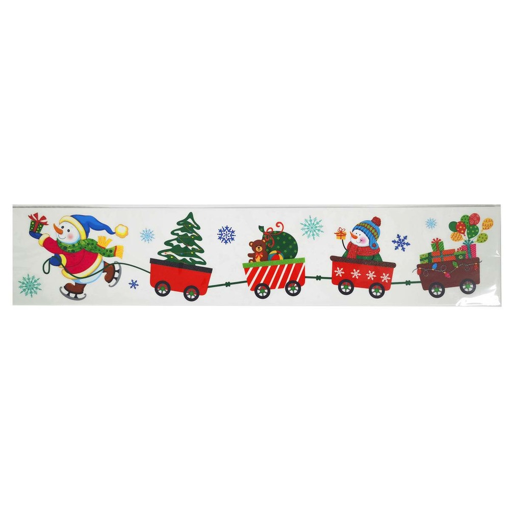 Décovitre wagons 60x12cm, 4 assortiments