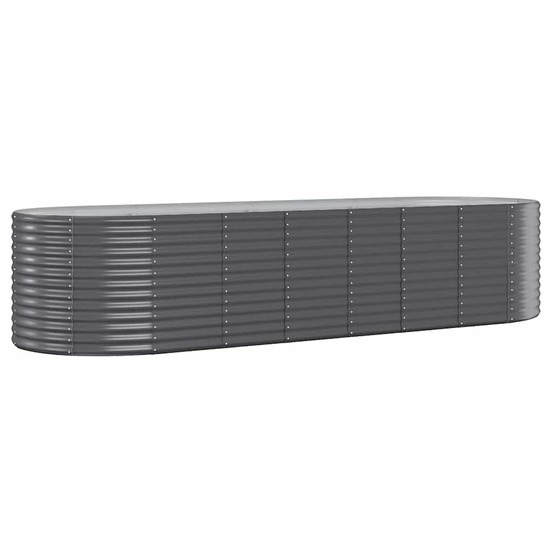 Lit surélevé de jardin acier galvanisé anthracite
