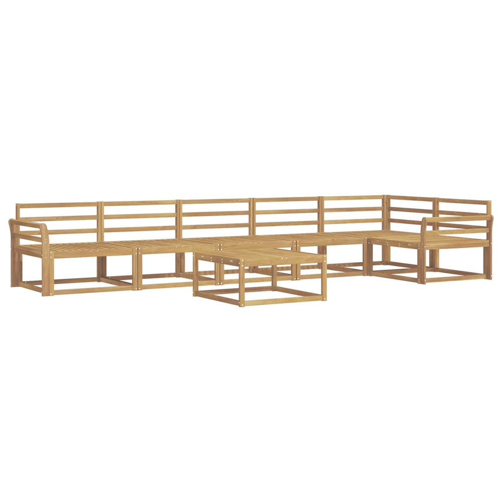 Ensemble de canapés d'extérieur 7 pcs blanc 79 x 79 x 37 cm