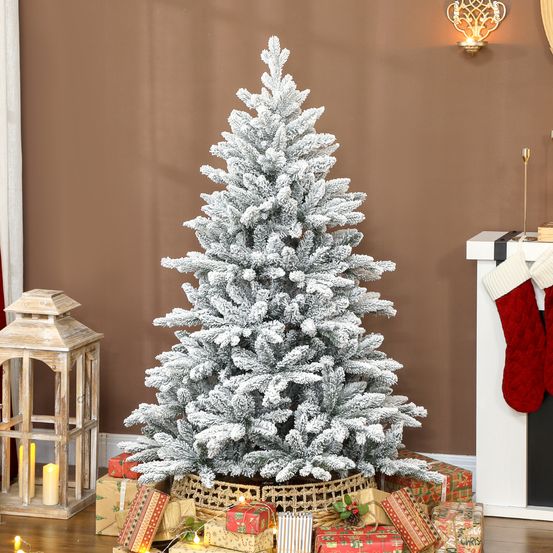Sapin de noël artificiel en plastique vert 150 cm