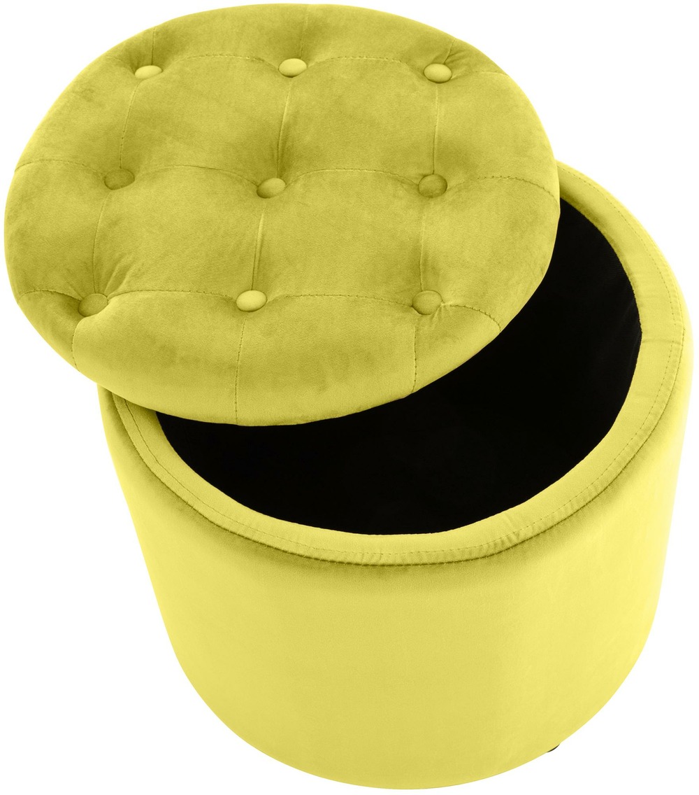 Tabouret pantin en velours