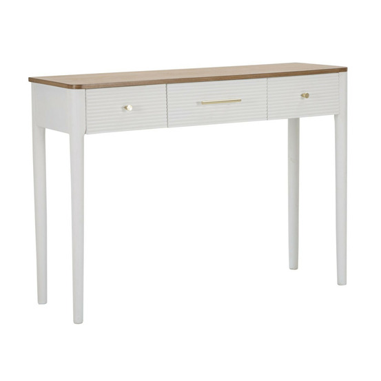 Console en bois 3 tiroirs
