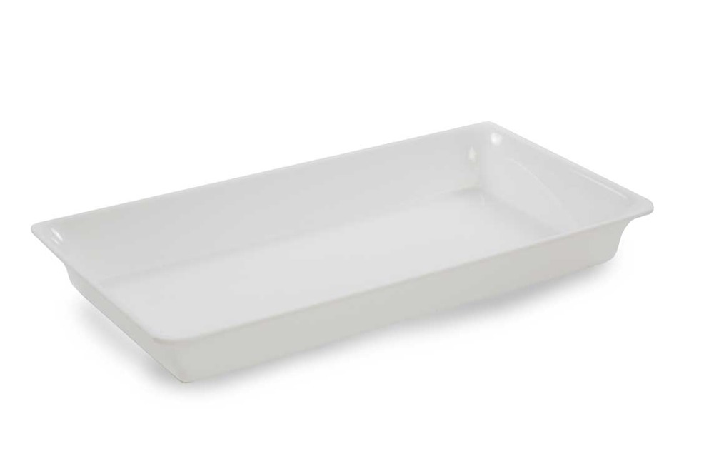 Plateau en plexiglas gastronorme gn 3/4 487x265x50mm blanc - matériel chr pro