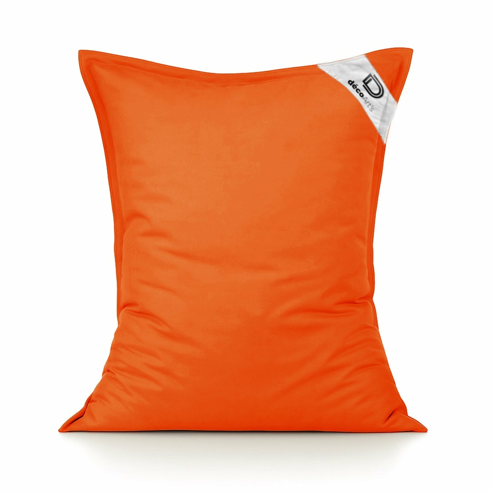 Housse pour pouf géant xl 120x80cm - orange