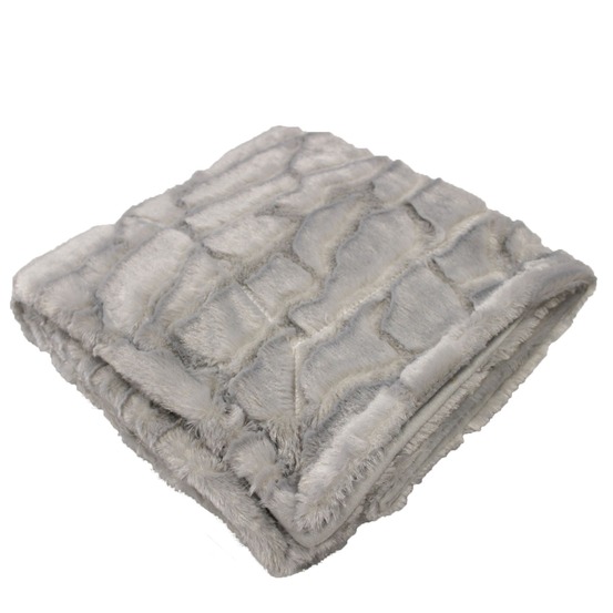 Plaid a poil doux collection ecaille