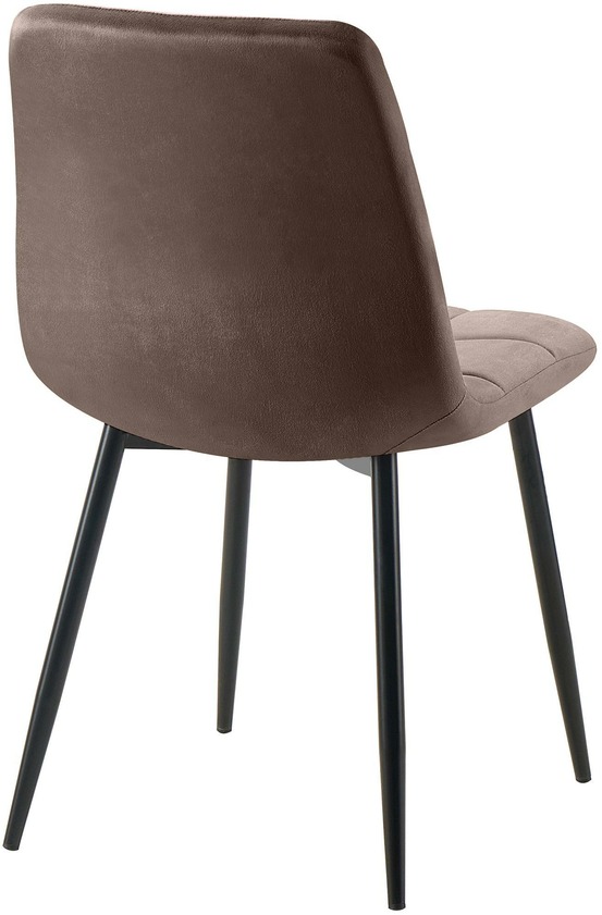 Lot de 4 chaises de salle à manger tilde velours