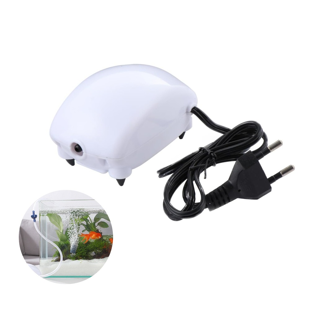 Ombe à oxygène silencieuse pour aquarium - compacte