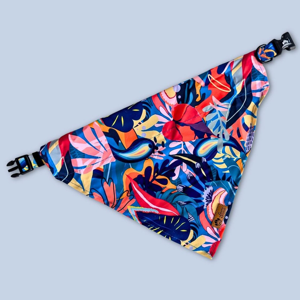 Collier-bandana pour chien lagon - s