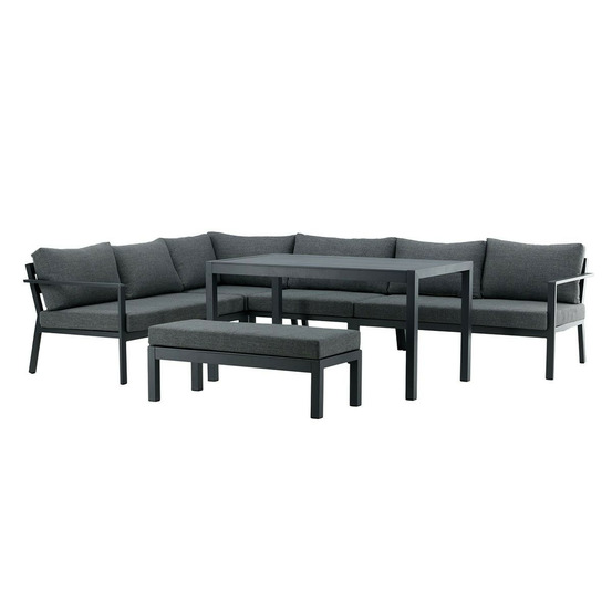 Salon d'angle de jardin