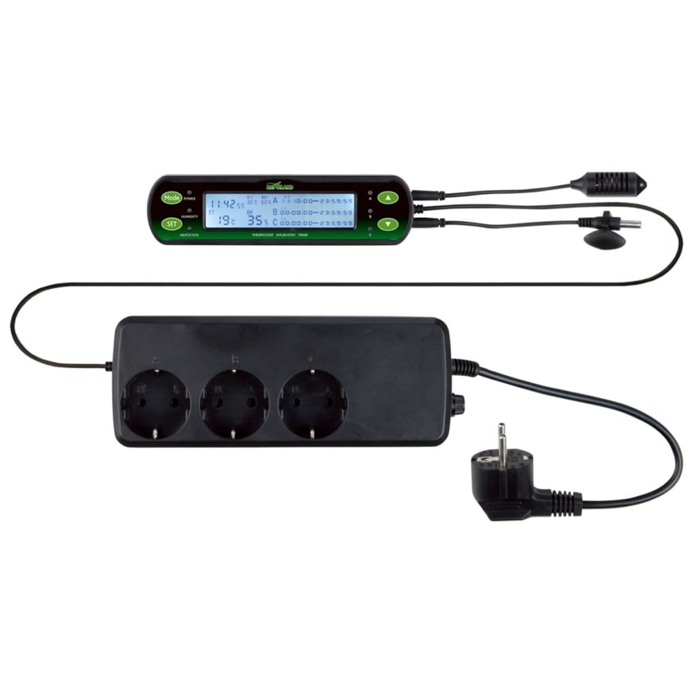 Thermostat et hygrostat numériques 16 x 4 cm