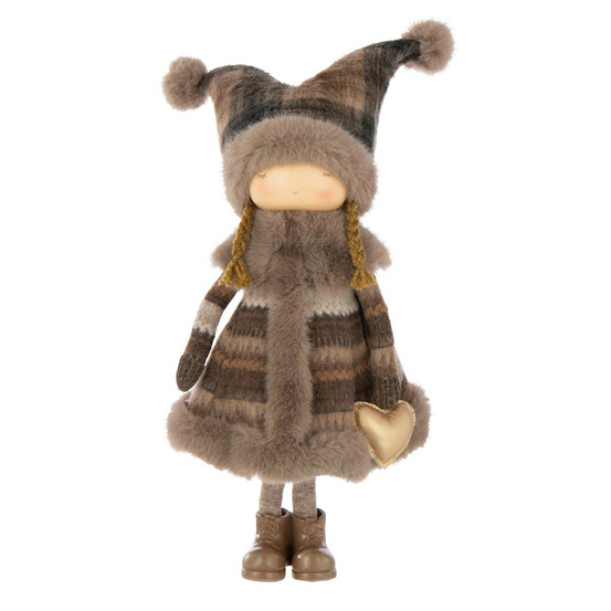 Statue fille en tissu