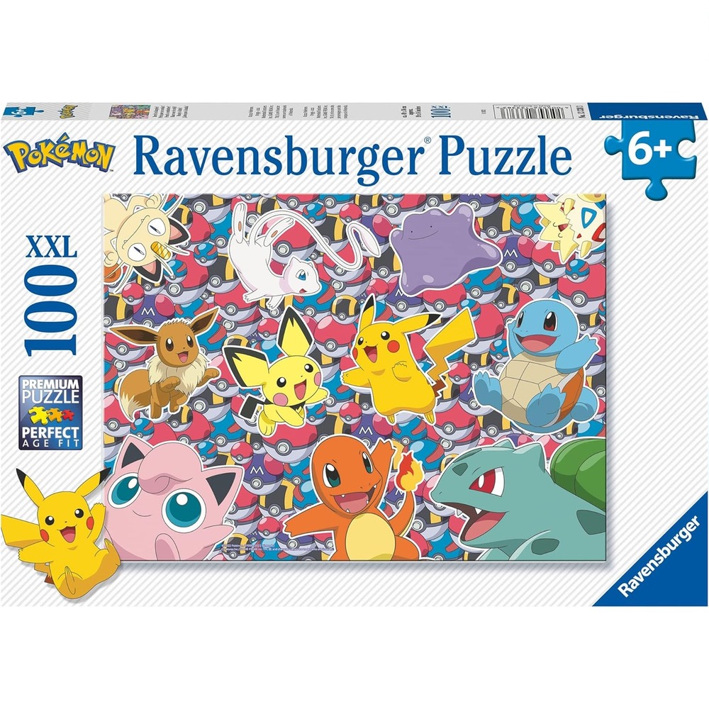 Puzzle prêt pour la bataille pokémon 100 pcs xxl