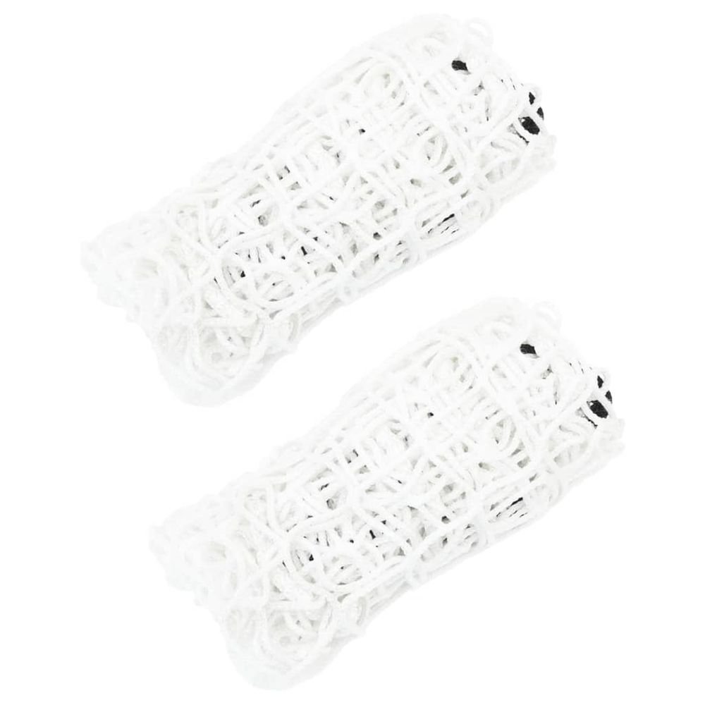 Filets à foin 2 pcs rectangulaire blanc 200x120 cm pp