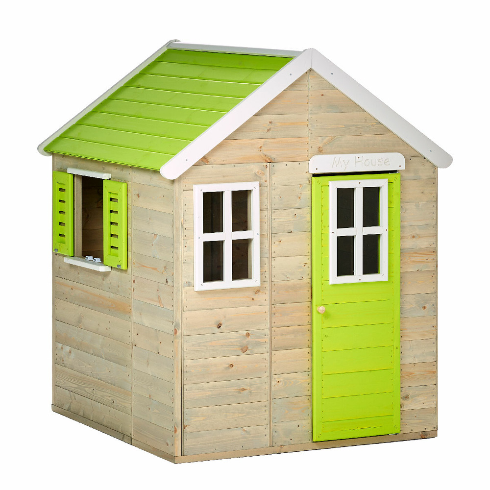 Maison de jardin enfant extérieur - cabane en bois avec plancher tinni