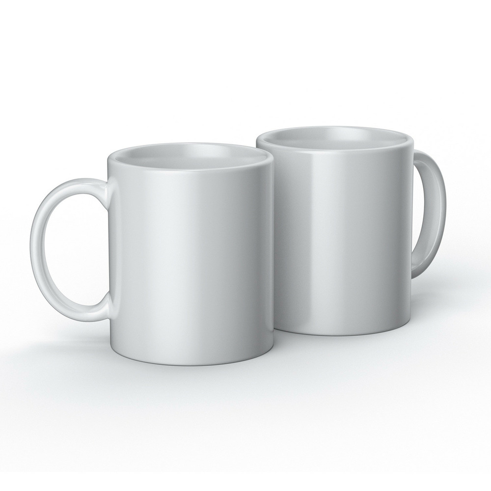 2 mugs céramique blanc à customiser 340 ml - cricut