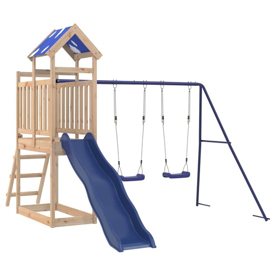 Aire de jeux d'extérieur bois de pin massif