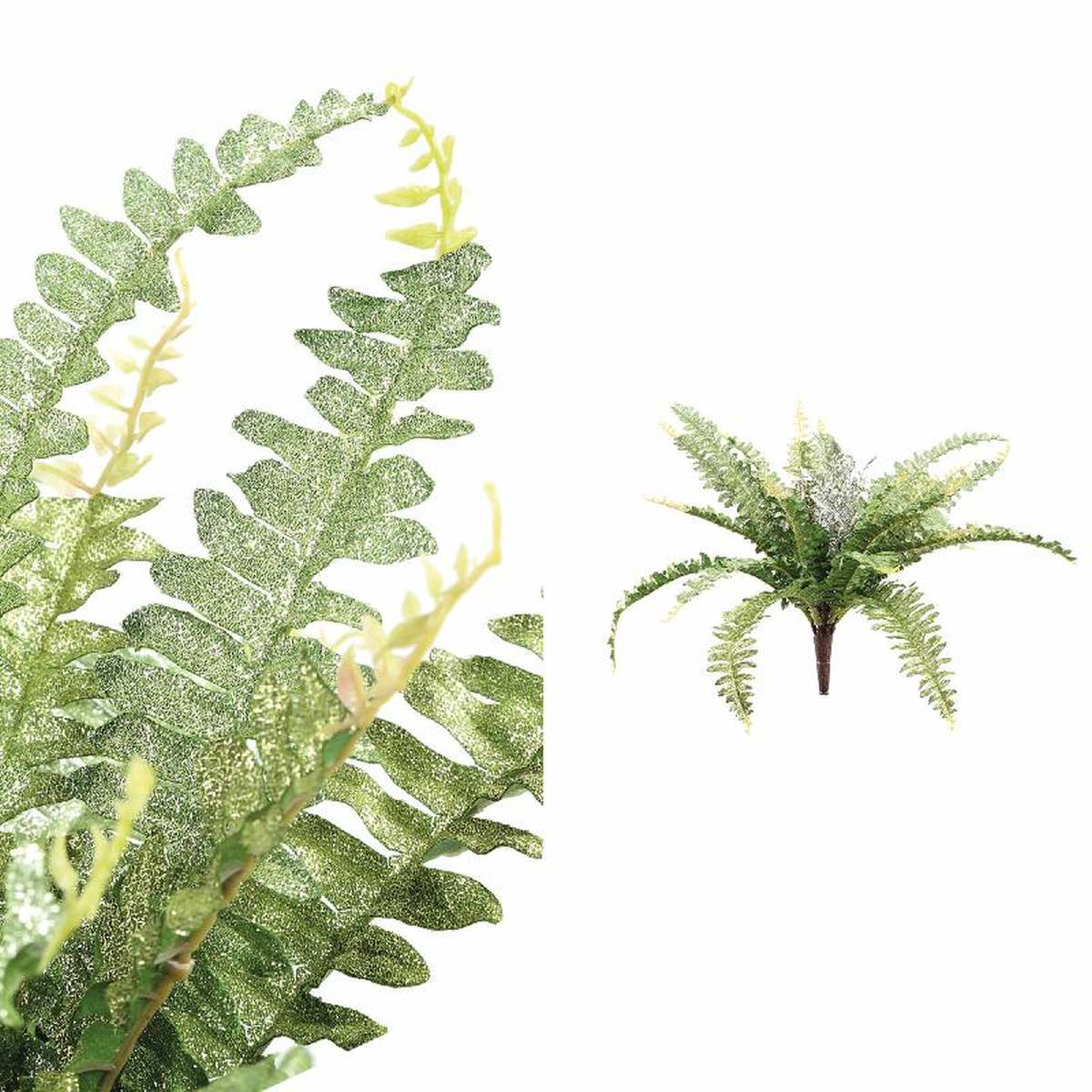 Ptmd plante artificielle varen -54x33x41 cm - plastique - or